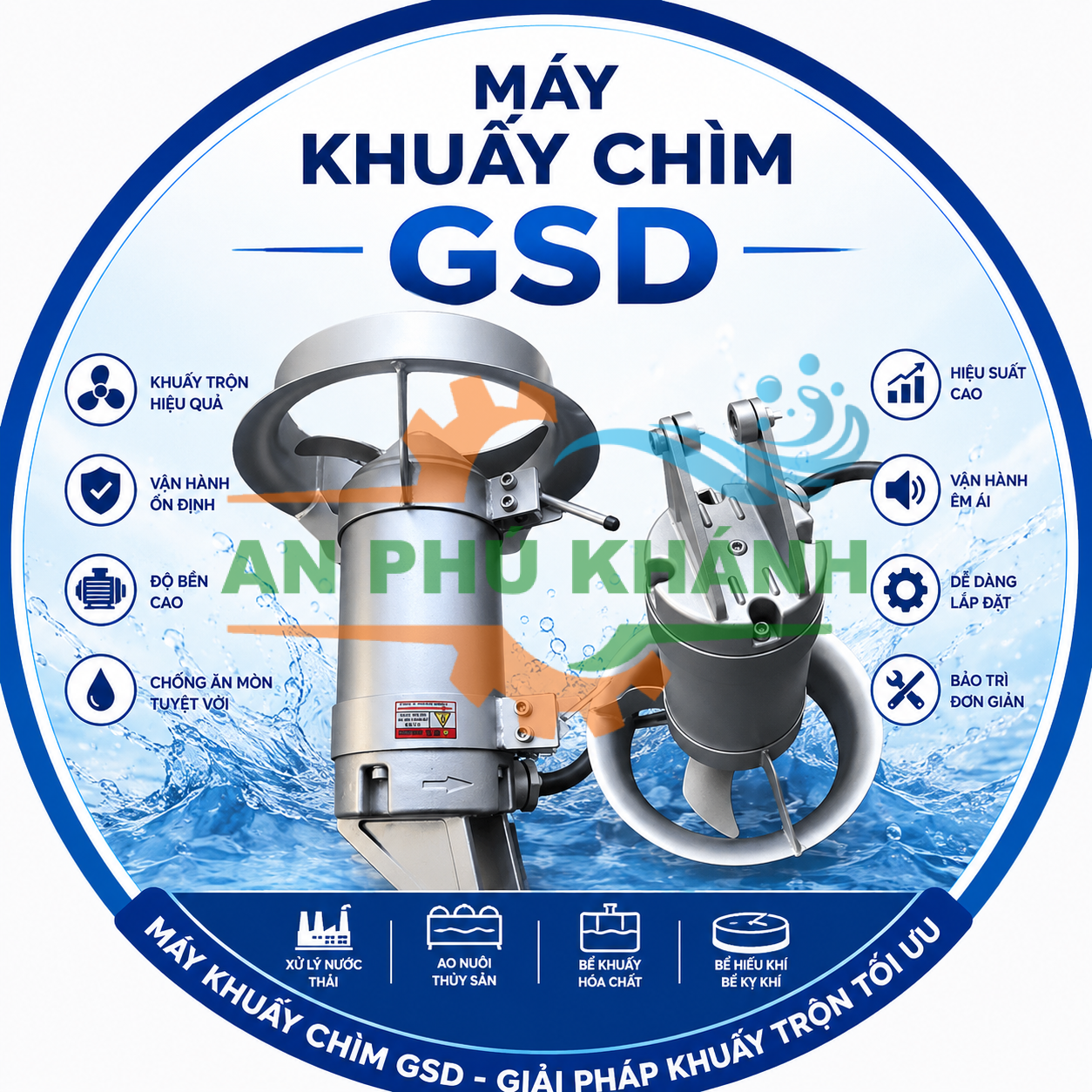 Máy khuấy chìm GSD