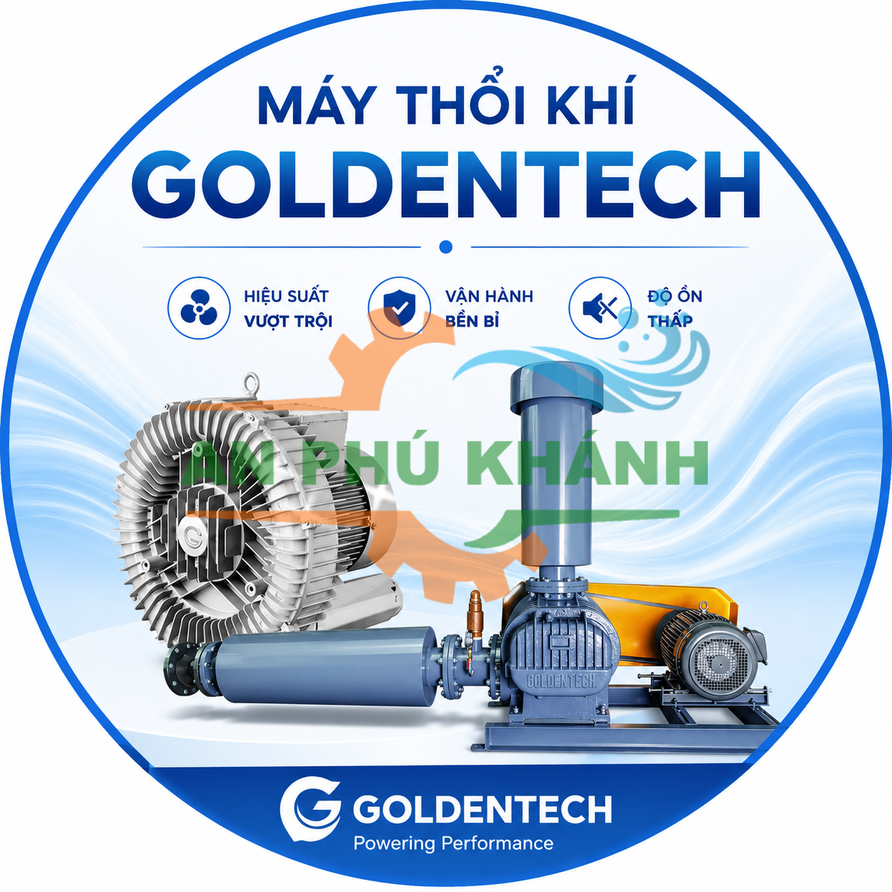 Máy thổi khí Goldentech