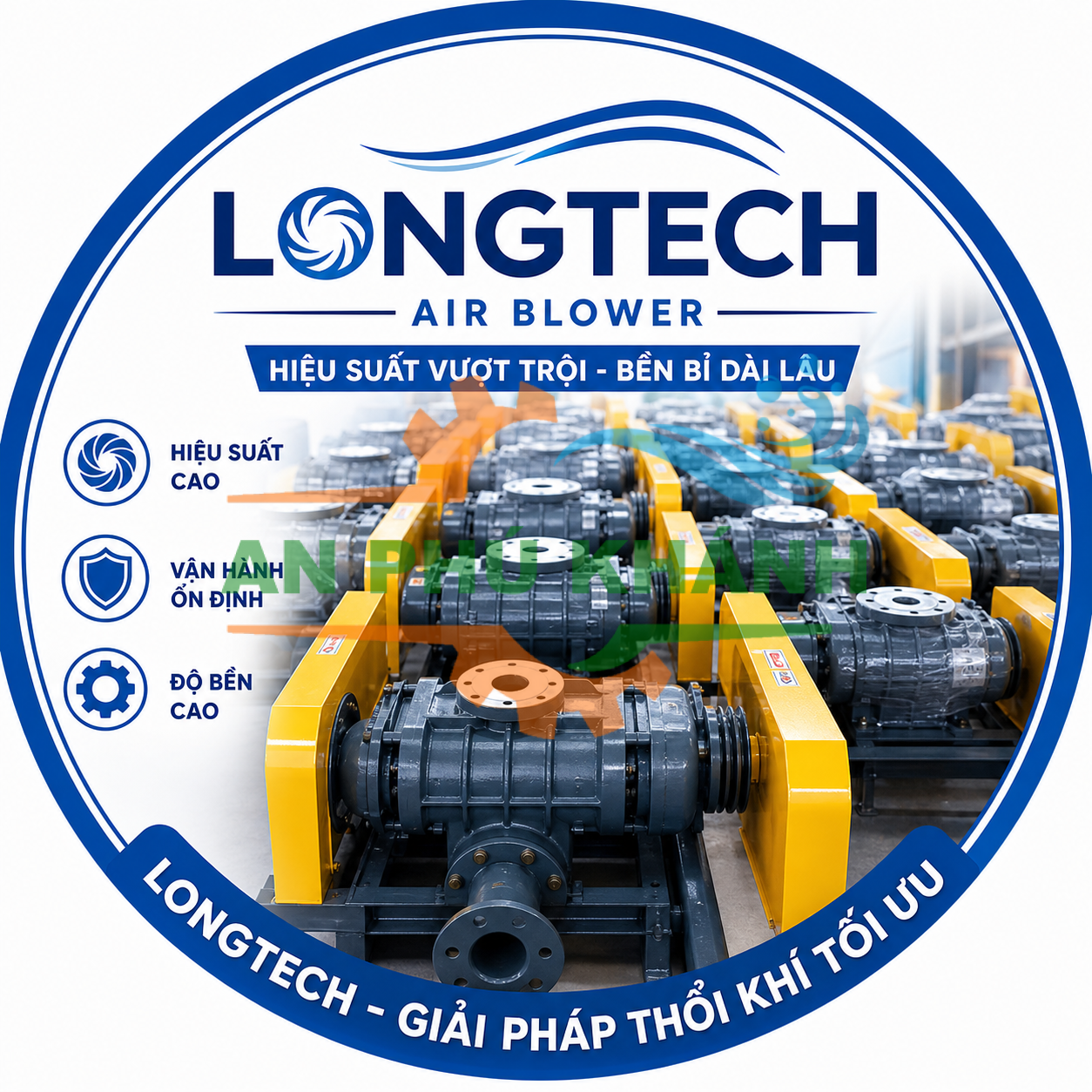 Máy thổi khí Longtech