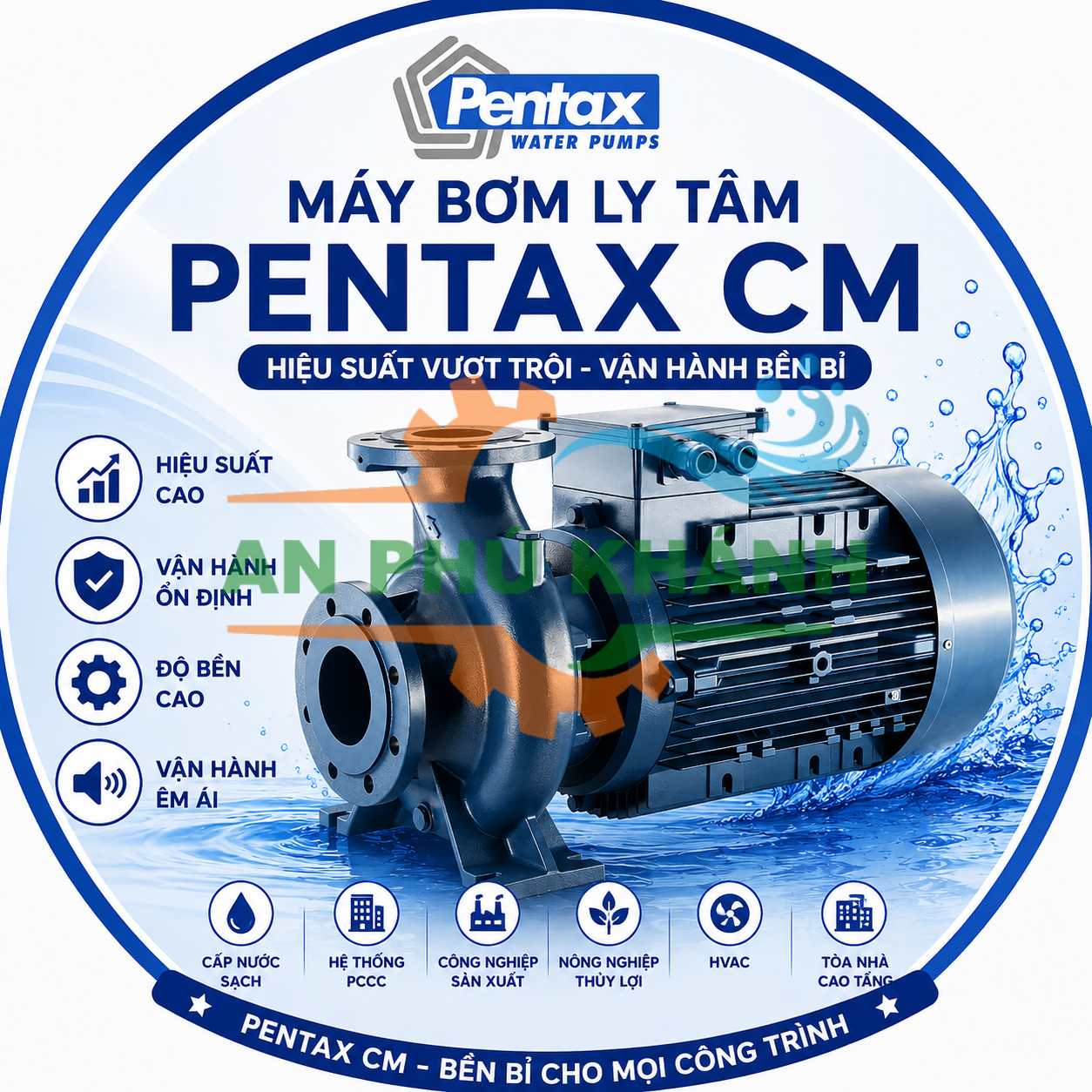 Máy bơm nước ly tâm Pentax CM