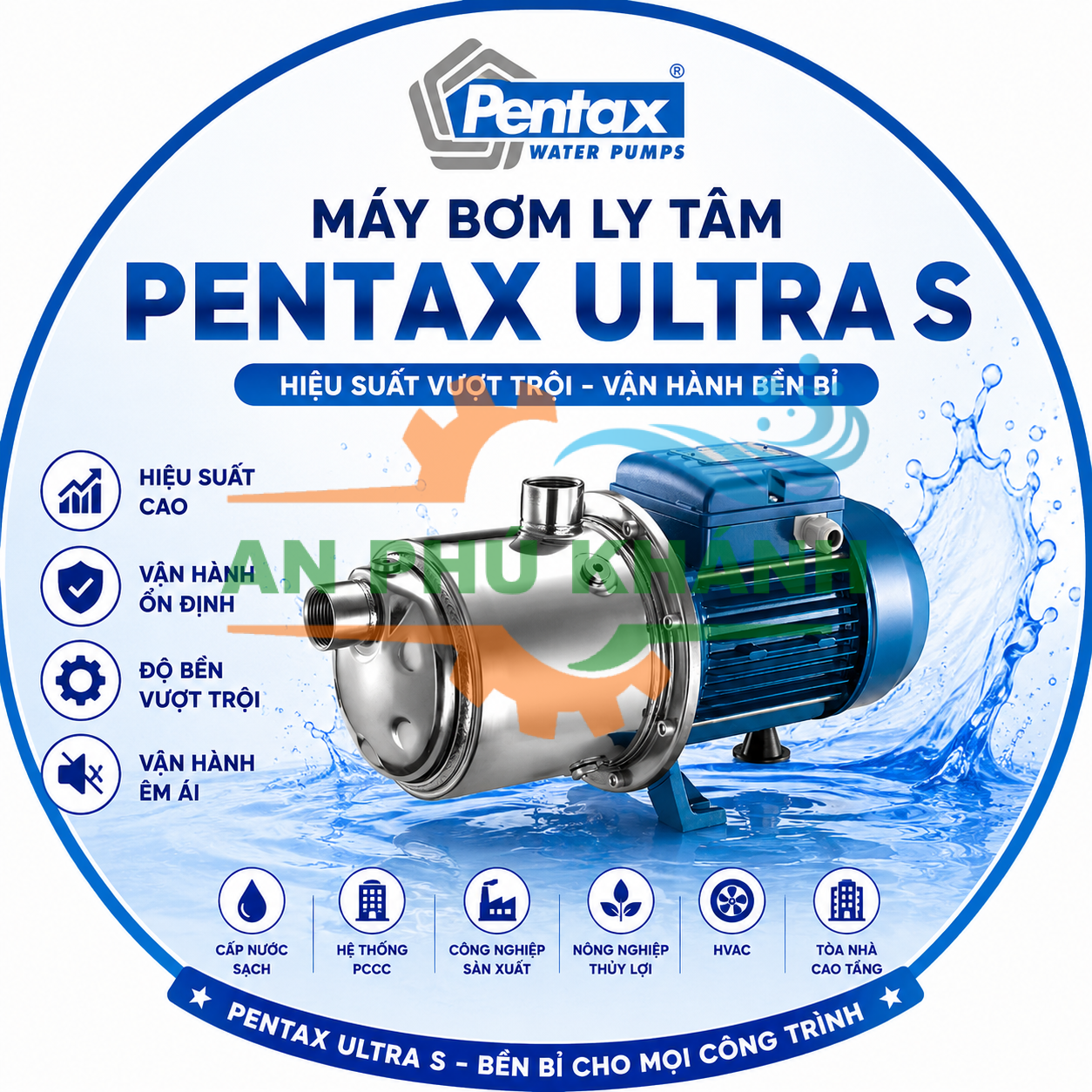 Máy bơm nước ly tâm Pentax ULTRA S