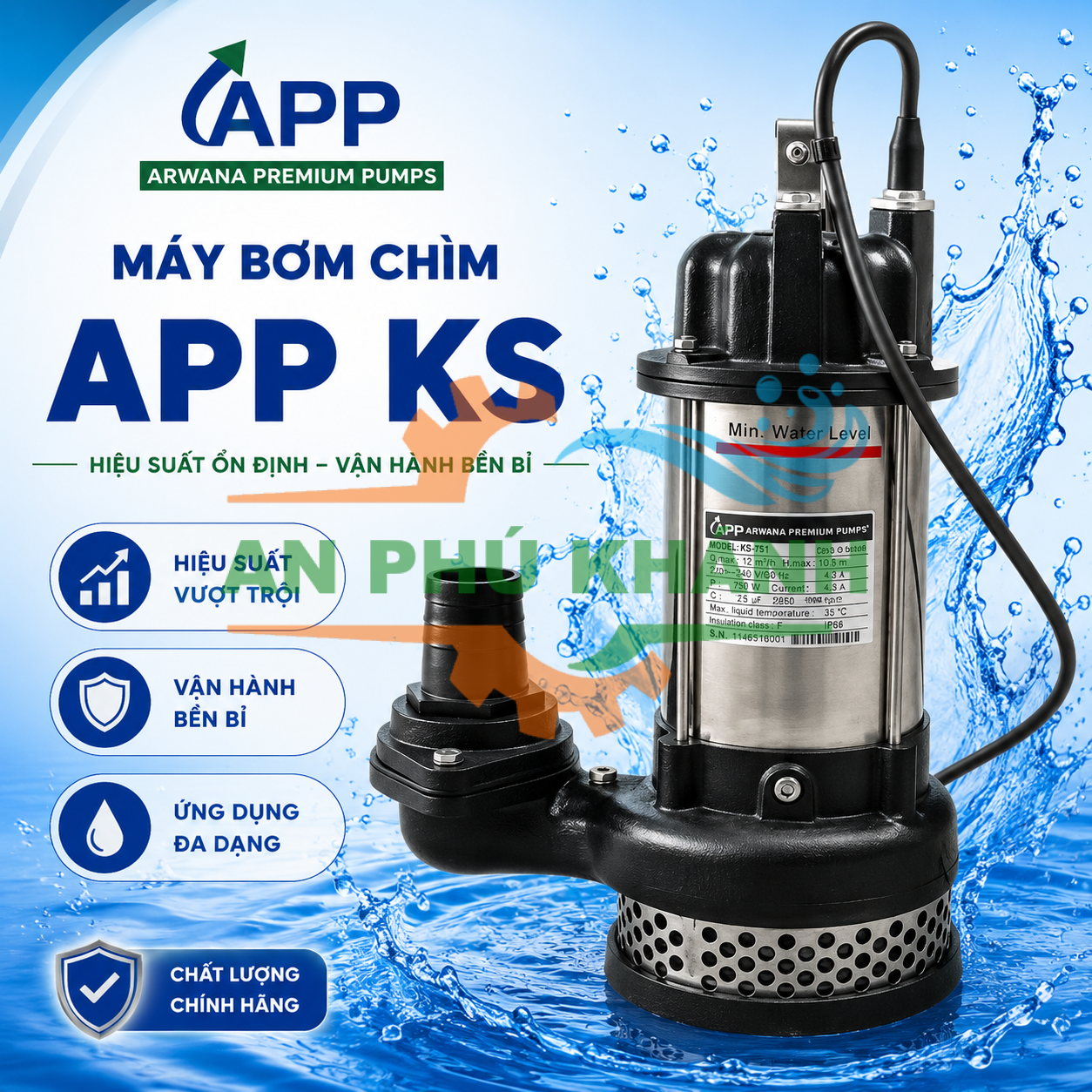 Máy bơm chìm APP KS
