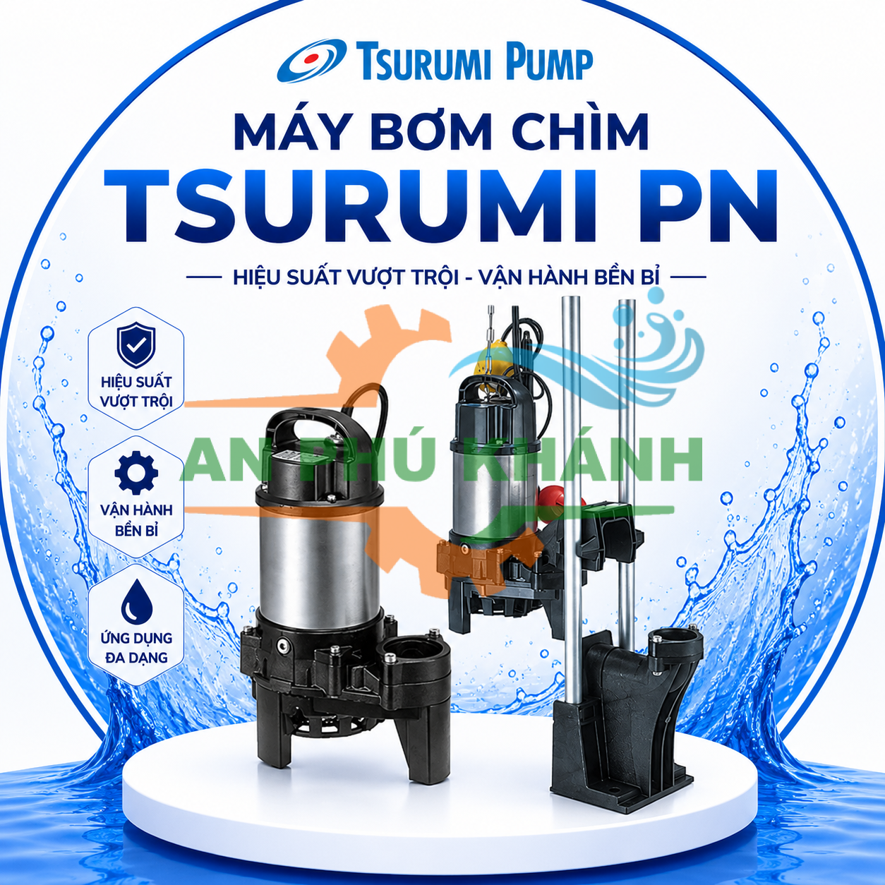 Máy bơm chìm Tsurumi PN