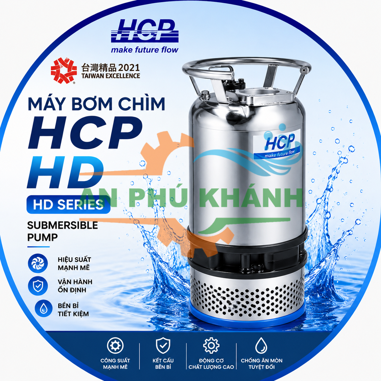 Máy bơm hố móng HCP HD