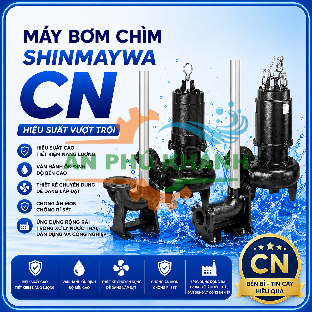 Máy bơm chìm Shinmaywa CN