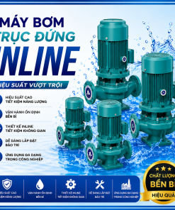 Máy bơm trục đứng Inline IRG